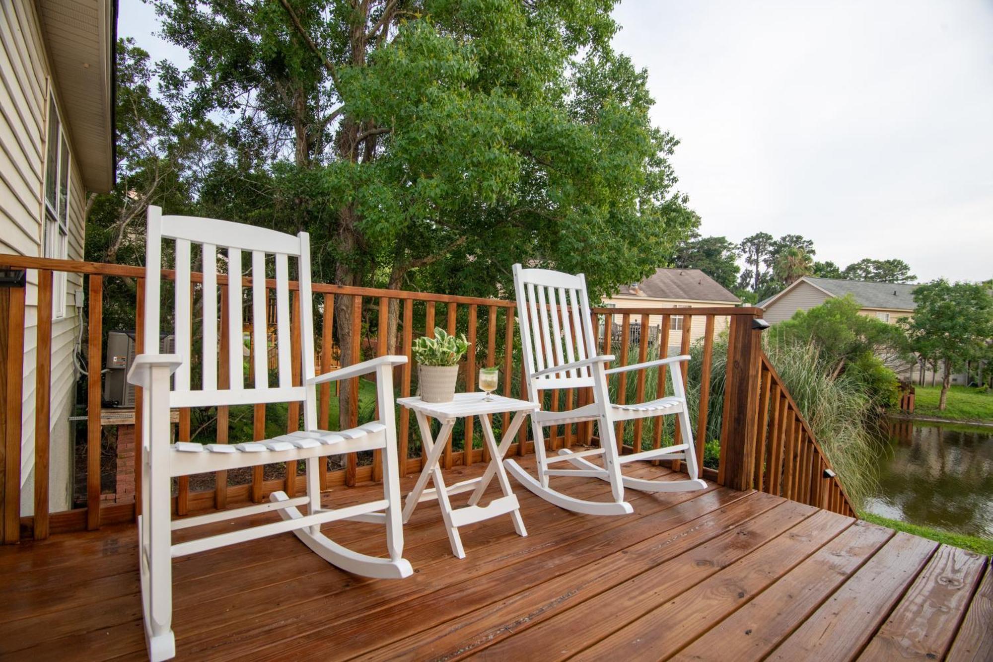 Savannah Lakefront Retreat Near Tybee Beach With King Bed And Free Parking Esterno foto