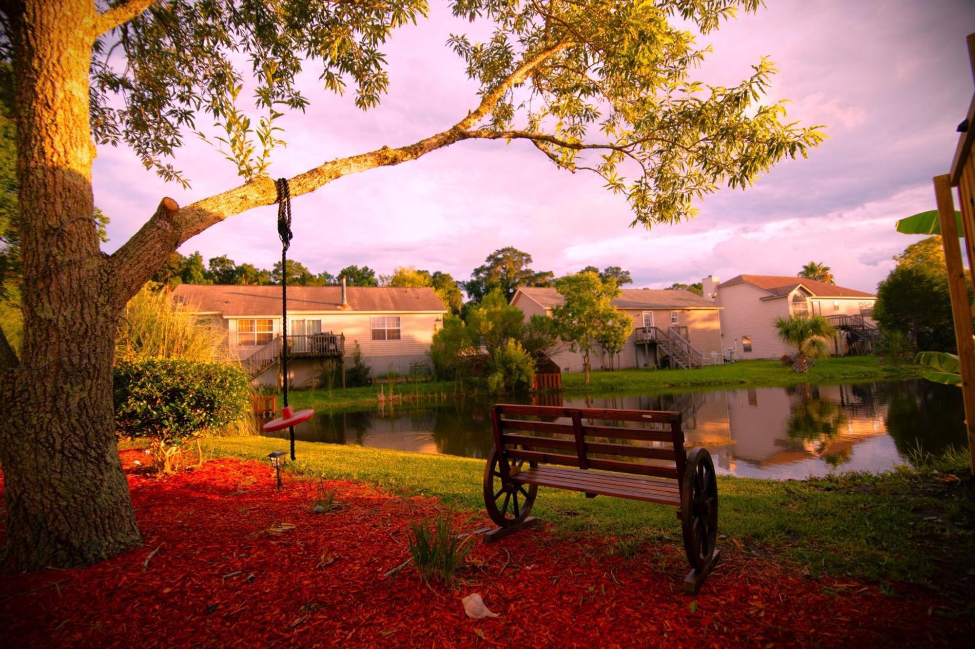 Savannah Lakefront Retreat Near Tybee Beach With King Bed And Free Parking Esterno foto